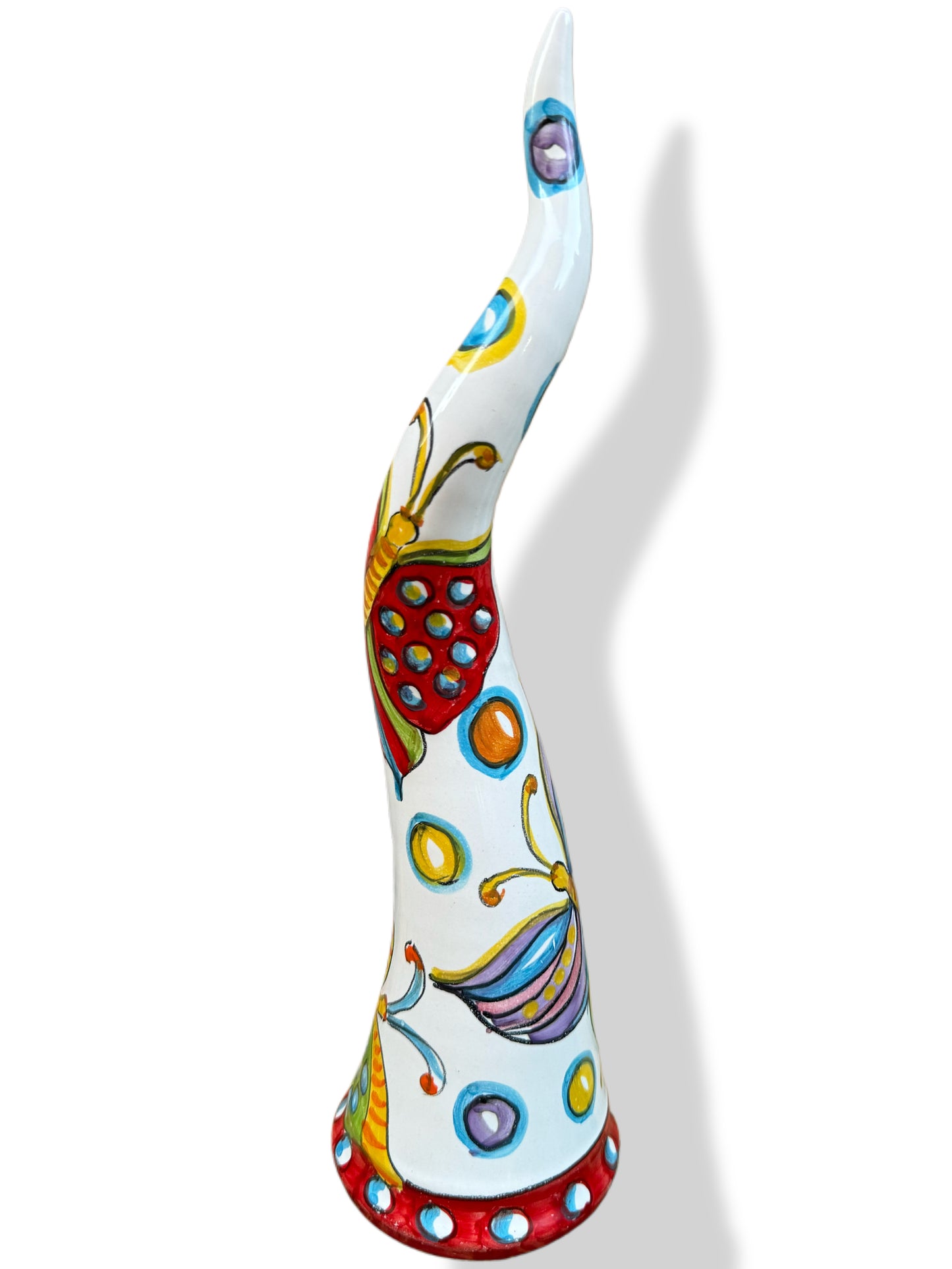 Corno Dipinto a Mano 33cm