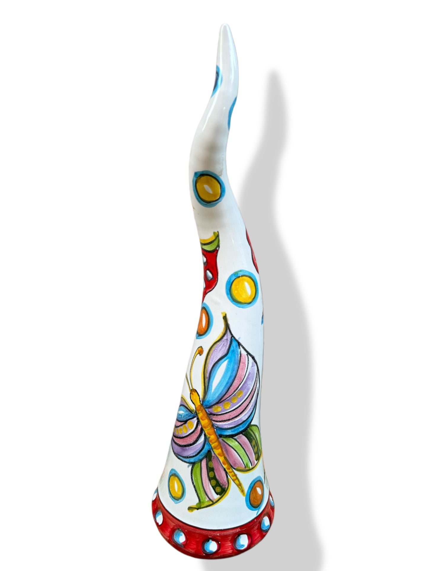 Corno Dipinto a Mano 33cm