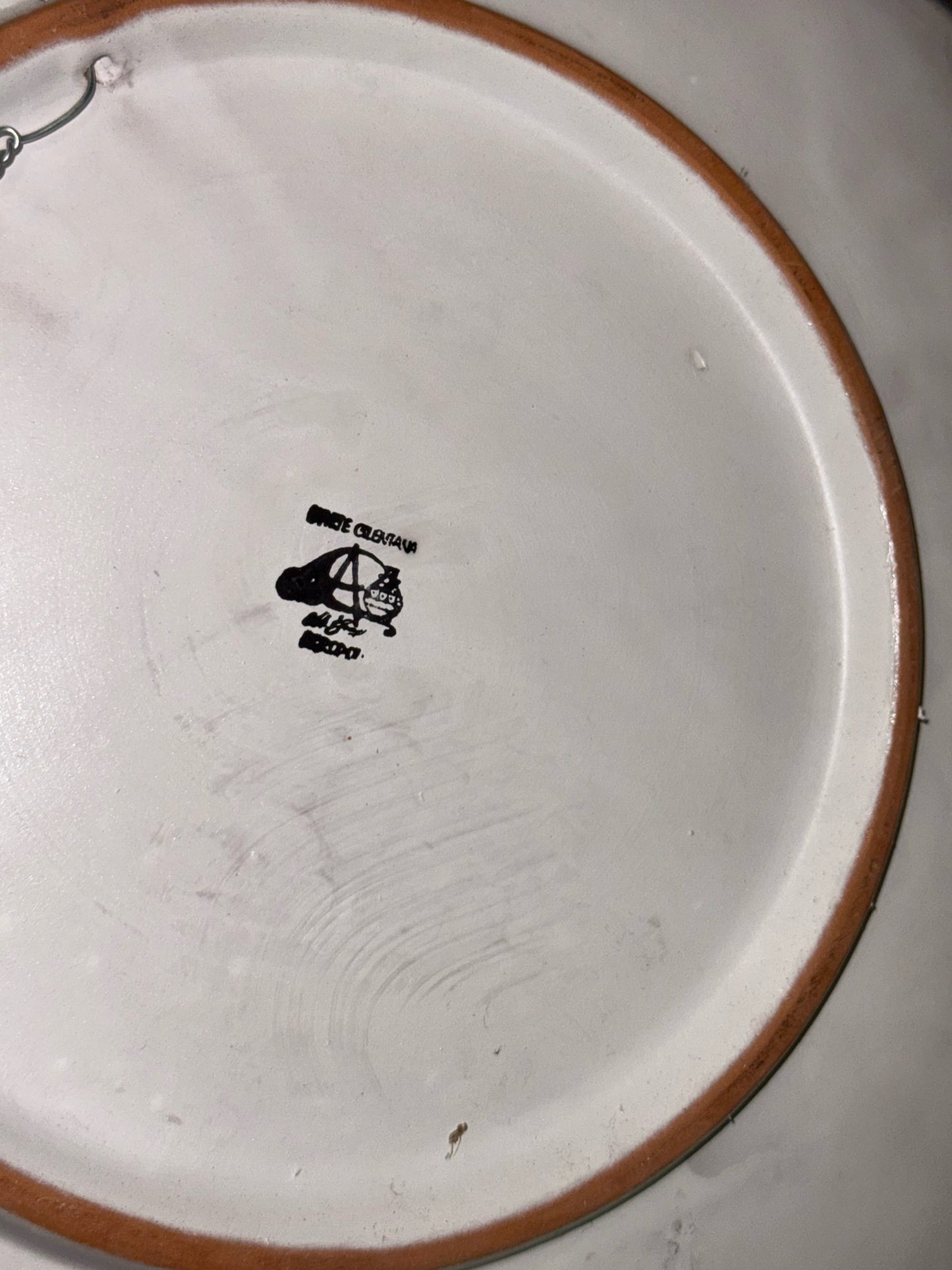 Piatto in Ceramica e Resina