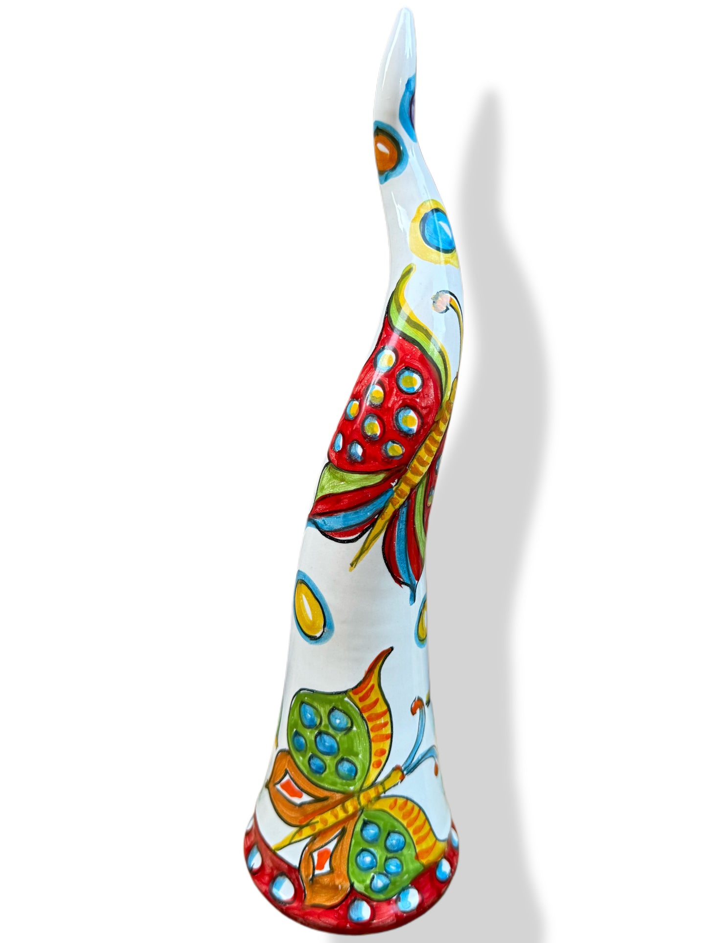 Corno Dipinto a Mano 33cm