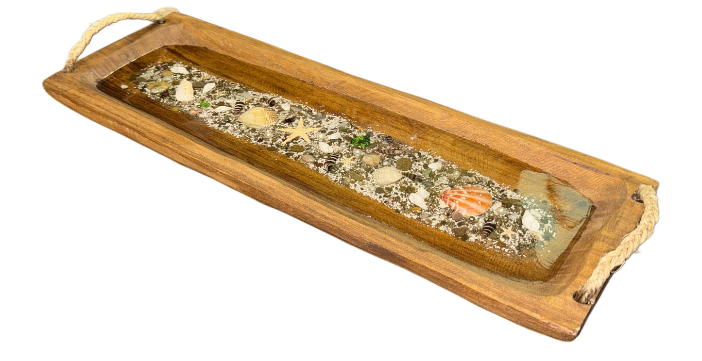Vassoio Gourmet in Legno e Resina