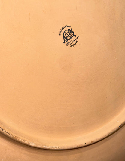 Piatto in Ceramica e Resina