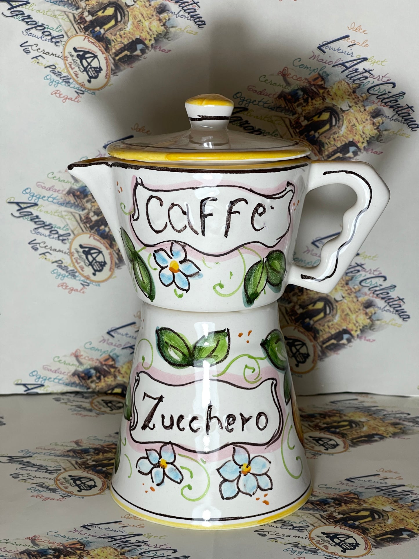 Caffettiera in ceramica - contenitore