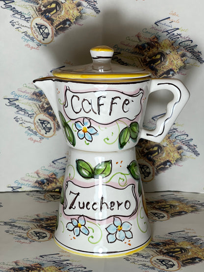 Caffettiera in ceramica - contenitore