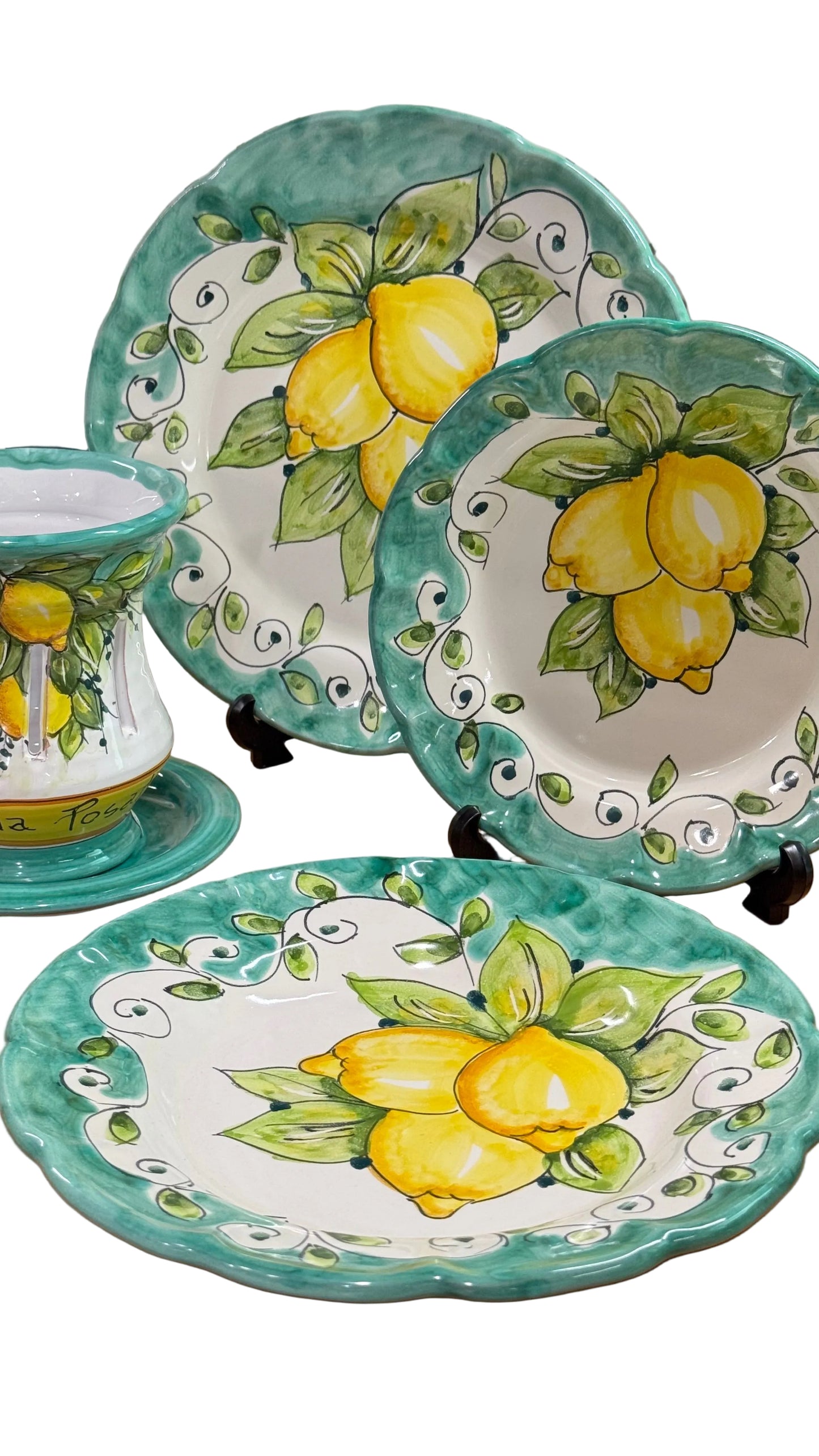 Set 18 Piatti Limone