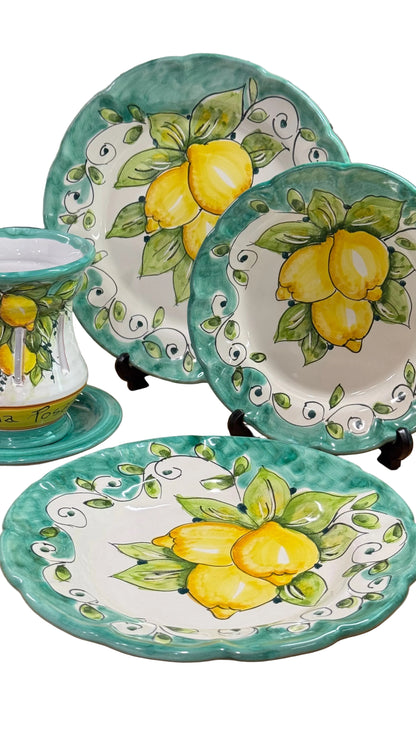 Set 18 Piatti Limone