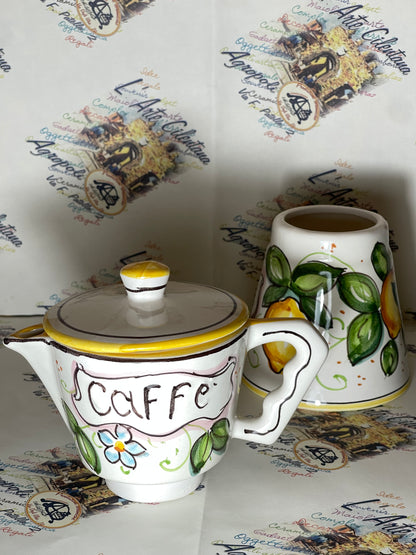 Caffettiera in ceramica - contenitore