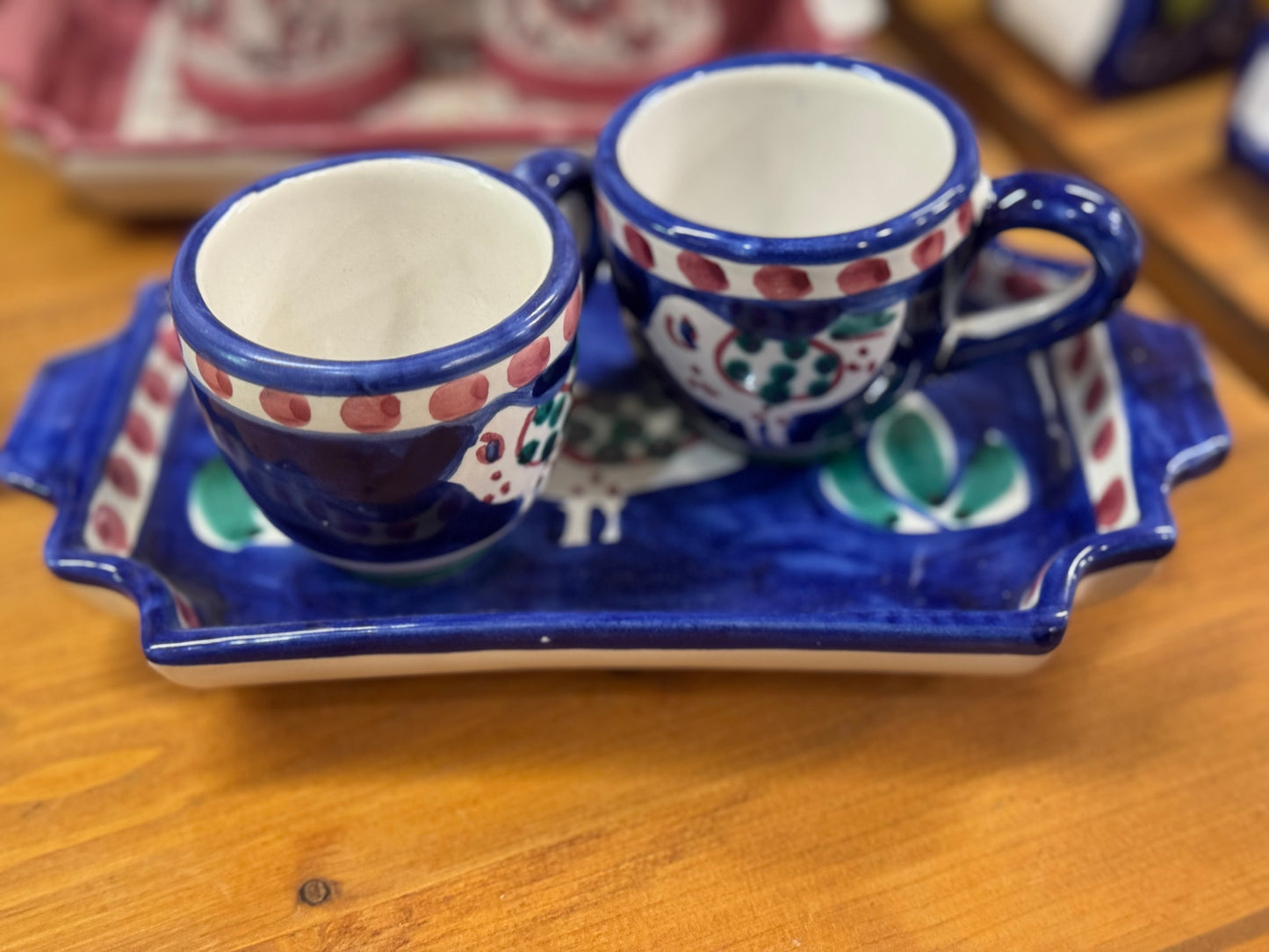 Set da Caffè - vassoio + 2 tazzine